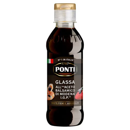 Ponti Balsamic Glaze of Modena IGP – 8.8 oz