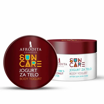 Afrodita Sun Care Body Yogurt After Sun with Coconut Water – Cooling &amp; Moisturizing, 6.76 fl oz (200 ml)