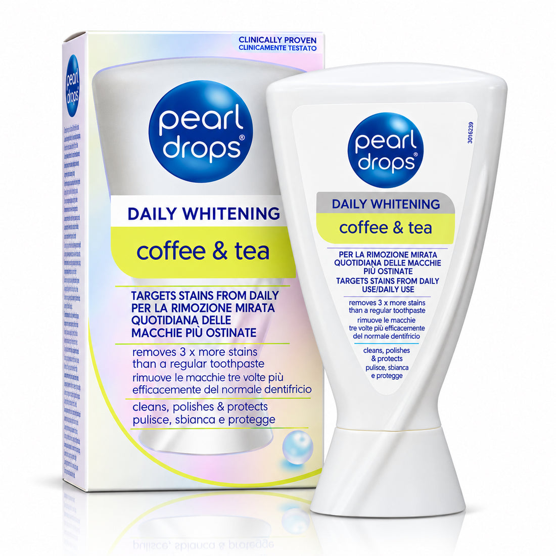 Pearl Drops Coffee &amp; Tea Daily Whitening Toothpaste 1.69 fl oz