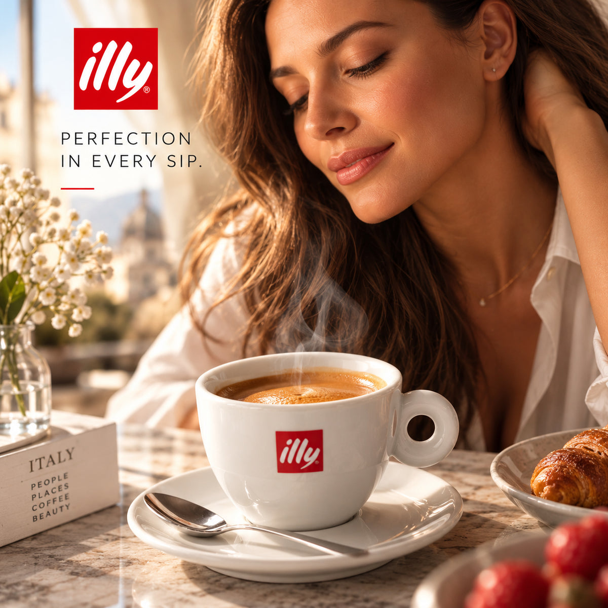 illy Classico Medium Roast Ground Espresso Coffee – 8.8 oz