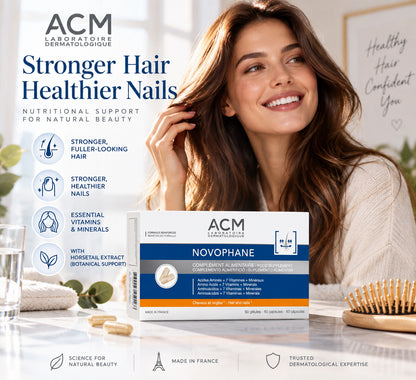 ACM Novophane Hair &amp; Nails Supplement 60 Capsules