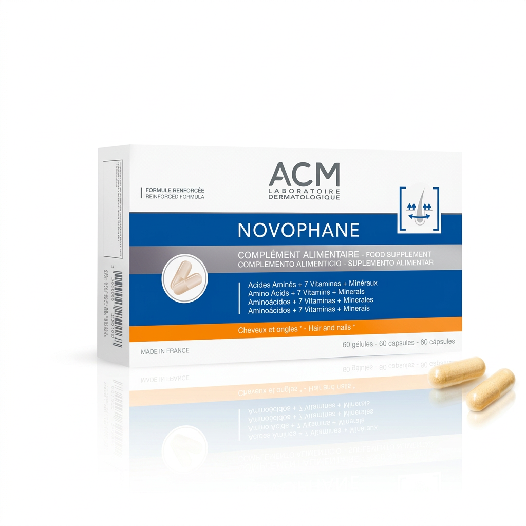 ACM Novophane Hair &amp; Nails Supplement 60 Capsules