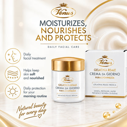 Venus Gelatina Reale Pura Giovinezza Day Cream – 1.69 fl oz