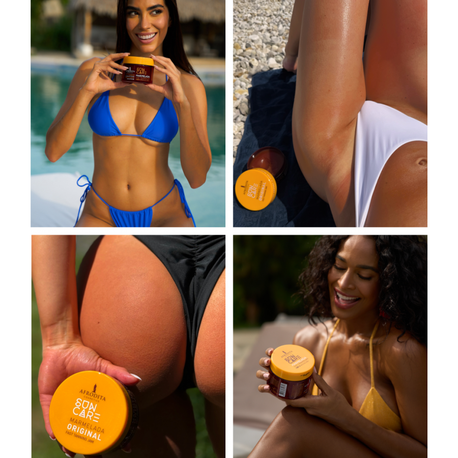 Afrodita Sun Care Marmelada Original Fast Tanning Jam – 6.76 fl oz (200 ml)