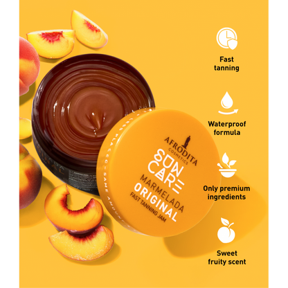 Afrodita Sun Care Marmelada Original Fast Tanning Jam – 6.76 fl oz (200 ml)