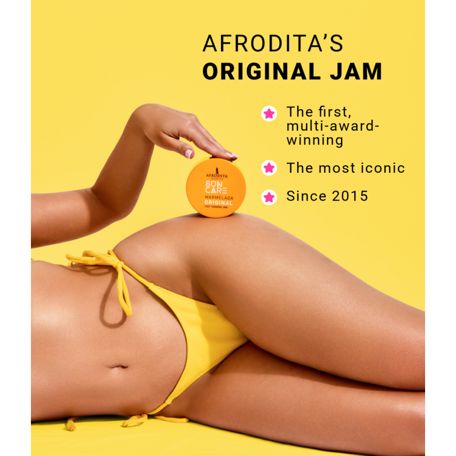Afrodita Sun Care Marmelada Original Fast Tanning Jam – 6.76 fl oz (200 ml)