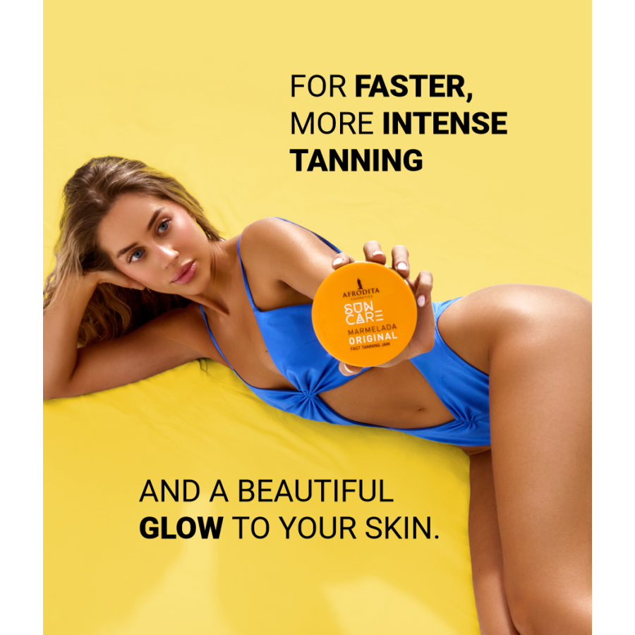Afrodita Sun Care Marmelada Original Fast Tanning Jam – 6.76 fl oz (200 ml)