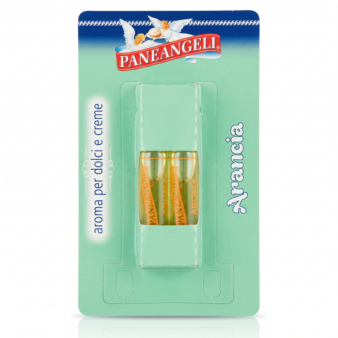Paneangeli Orange Flavoring for Cakes &amp; Creams – 2 Vials, 0.14 fl oz