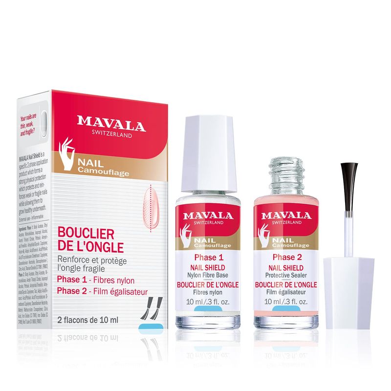 Mavala Nail Shield 2-Phase Nail Reinforcement – 2 × 0.34 fl oz