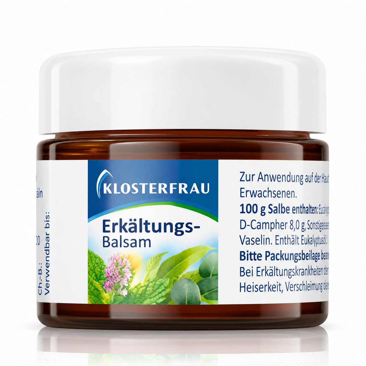 Klosterfrau Cold Balm with Eucalyptus, Camphor &amp; Menthol – 0.71 oz