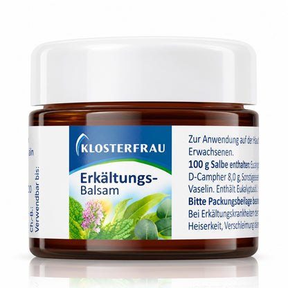 Klosterfrau Cold Balm with Eucalyptus, Camphor &amp; Menthol – 0.71 oz