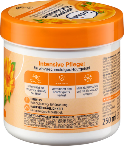 Balea Calendula Intensive Skin Care Cream for Dry Skin – Face &amp; Body, 8.45 fl oz (250 ml)