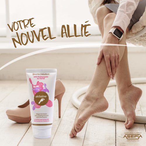 Akileïne Magic Foot Balm Anti-Chafing with Shea Butter – 2.5 fl oz