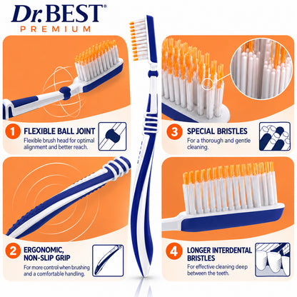 Dr.BEST Clean Pro Interdental Soft Toothbrush