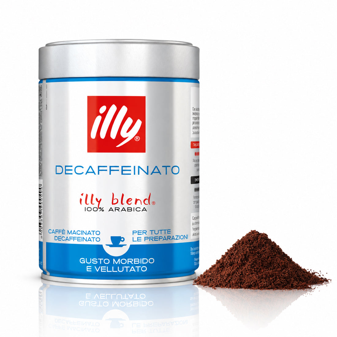 illy Decaffeinato Ground Coffee – 8.8 oz