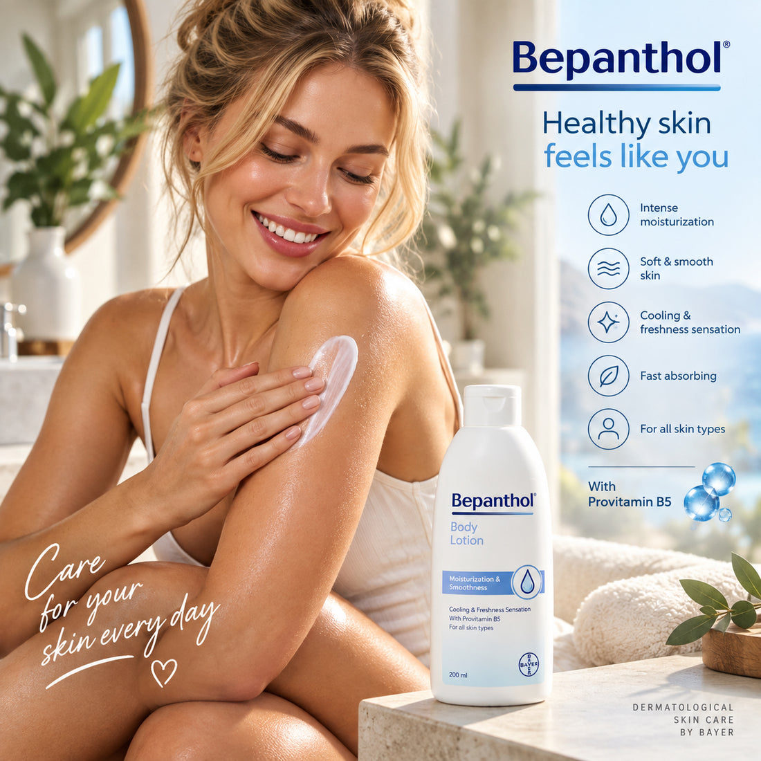 Bepanthol Body Lotion with Provitamin B5 – 6.76 fl oz