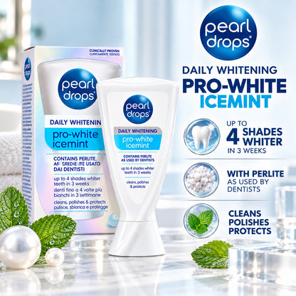 Pearl Drops Pro-White Icemint Daily Whitening Toothpaste 1.69 fl oz