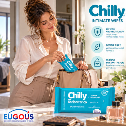 Chilly Antibacterial Intimate Wipes pH 5 – 12 Wipes