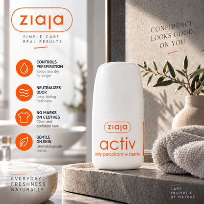 Ziaja Activ Creamy Anti-Perspirant 2.03 fl oz