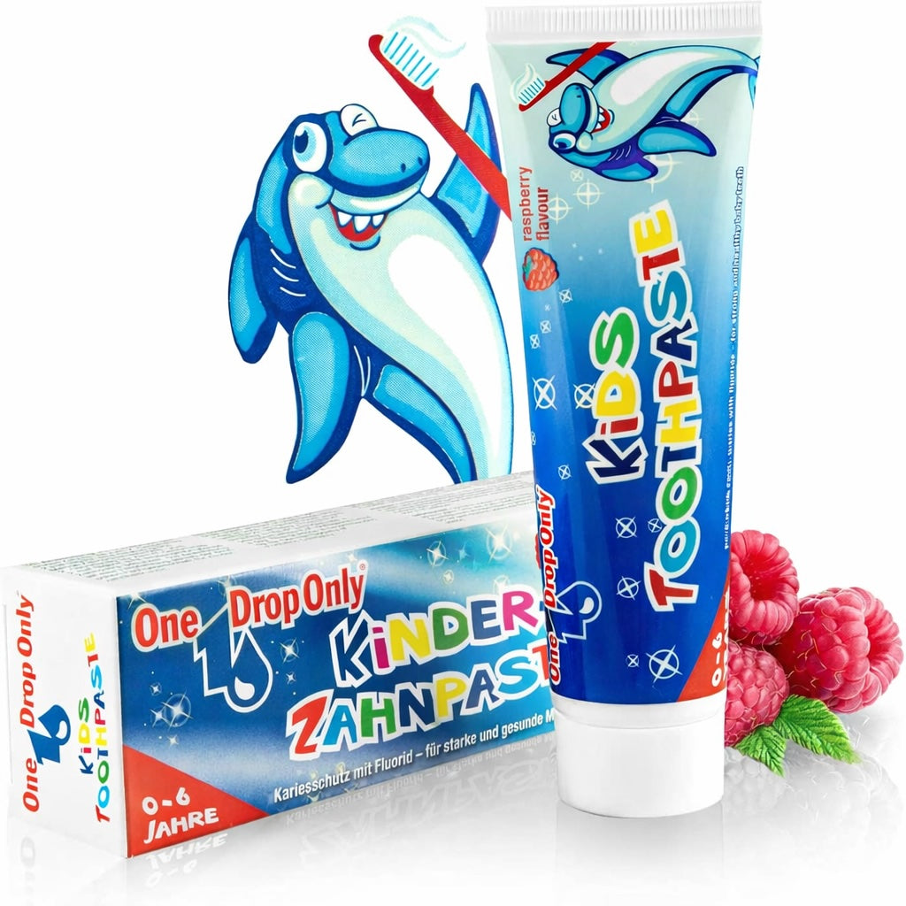 One Drop Only Kids Toothpaste 50 ml – Raspberry Flavor, Ages 0–6