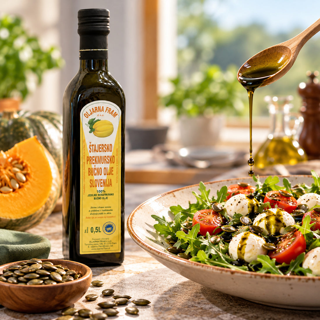 Oljarna Fram Slovenian Pumpkin Seed Oil – 16.9 fl oz