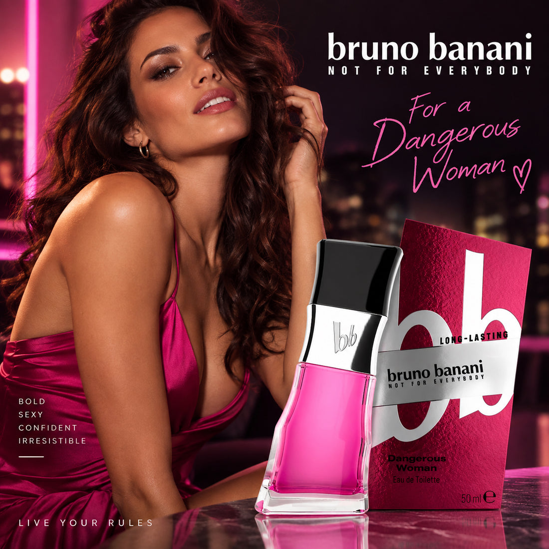 Bruno Banani Dangerous Woman Eau de Toilette – 1.0 fl oz