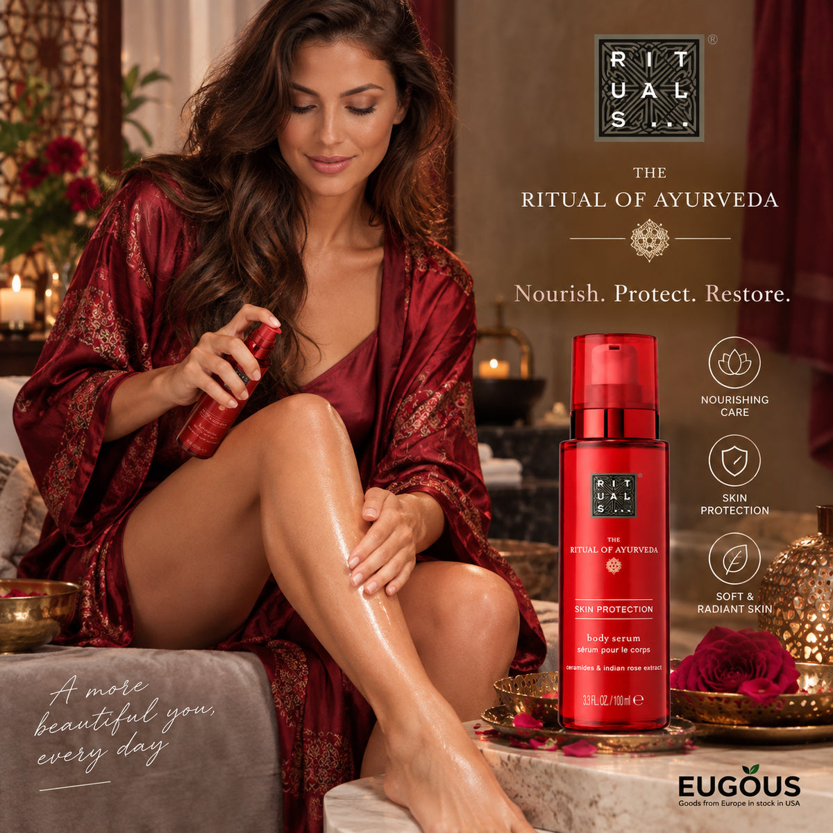 Rituals Ayurveda Skin Protection Body Serum 3.3 fl oz