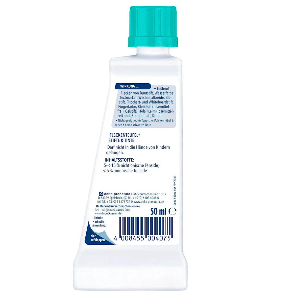 Dr. Beckmann Stain Devil Pens &amp; Ink Stain Remover – 50 ml / 1.69 fl oz – Germany