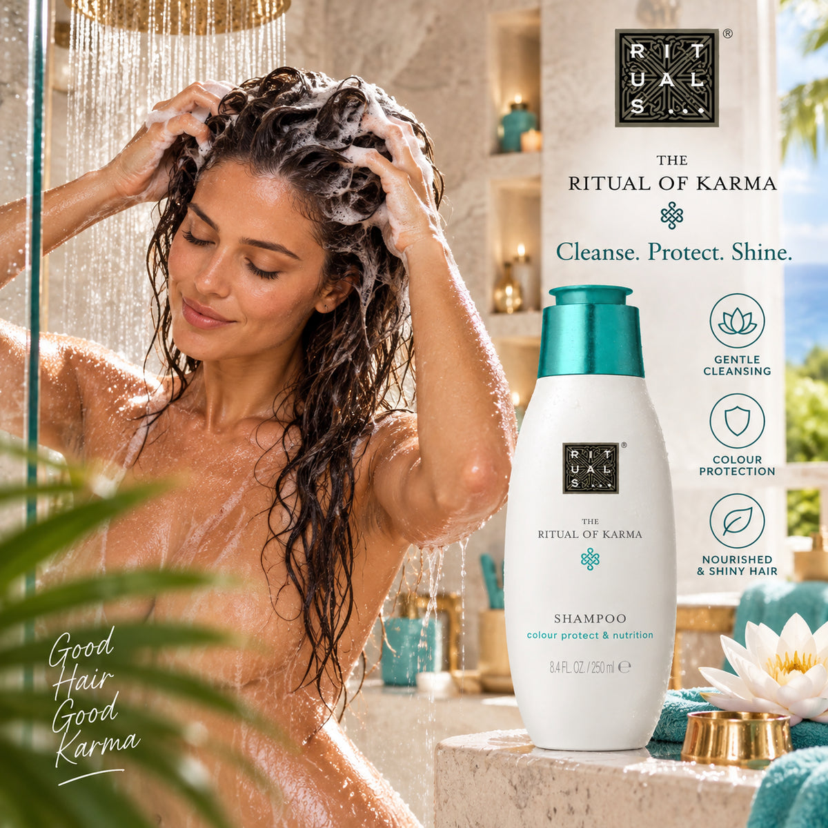 Rituals Karma Colour Protect &amp; Nutrition Shampoo 8.4 fl oz