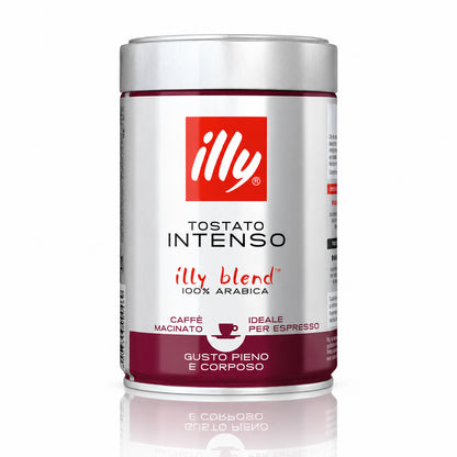 illy Intenso Dark Roast Ground Espresso Coffee – 8.8 oz
