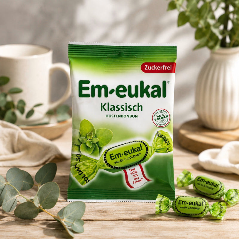 Em-eukal Classic Sugar-Free Eucalyptus Menthol Drops – 2.6 oz