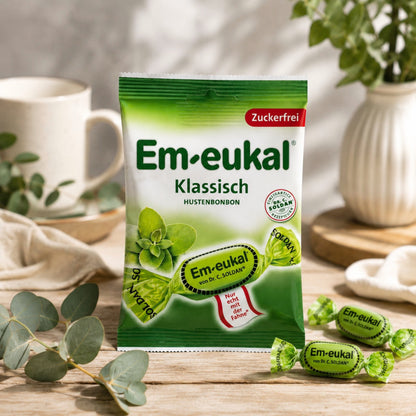 Em-eukal Classic Sugar-Free Eucalyptus Menthol Drops – 2.6 oz