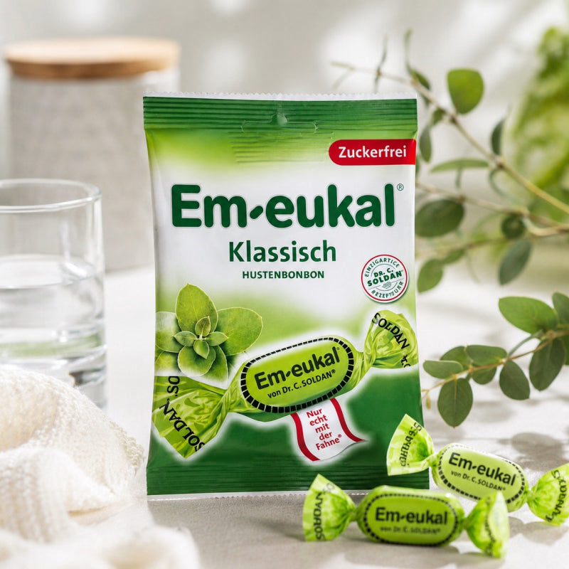 Em-eukal Classic Sugar-Free Eucalyptus Menthol Drops – 2.6 oz