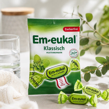 Em-eukal Classic Sugar-Free Eucalyptus Menthol Drops – 2.6 oz