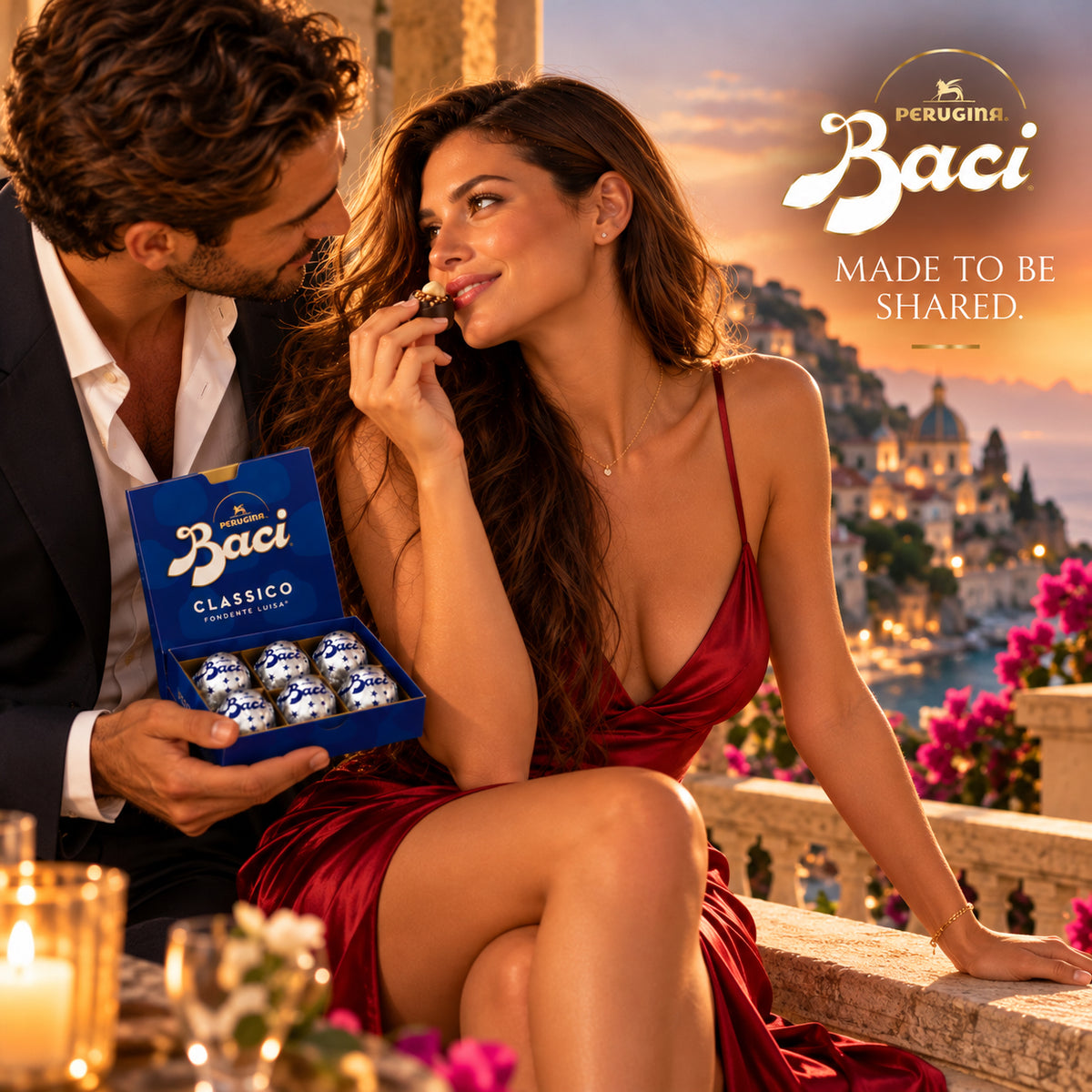 Perugina Baci Classico Dark Chocolate Pralines – 7.1 oz