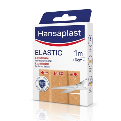 Hansaplast Elastic Flexible Water-Resistant Plaster – 39.4 in x 2.36 in