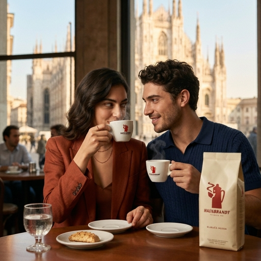 Hausbrandt Qualità Rossa Whole Bean Coffee – Arabica &amp; Robusta Blend, 1 kg (35.2 oz) – Italy