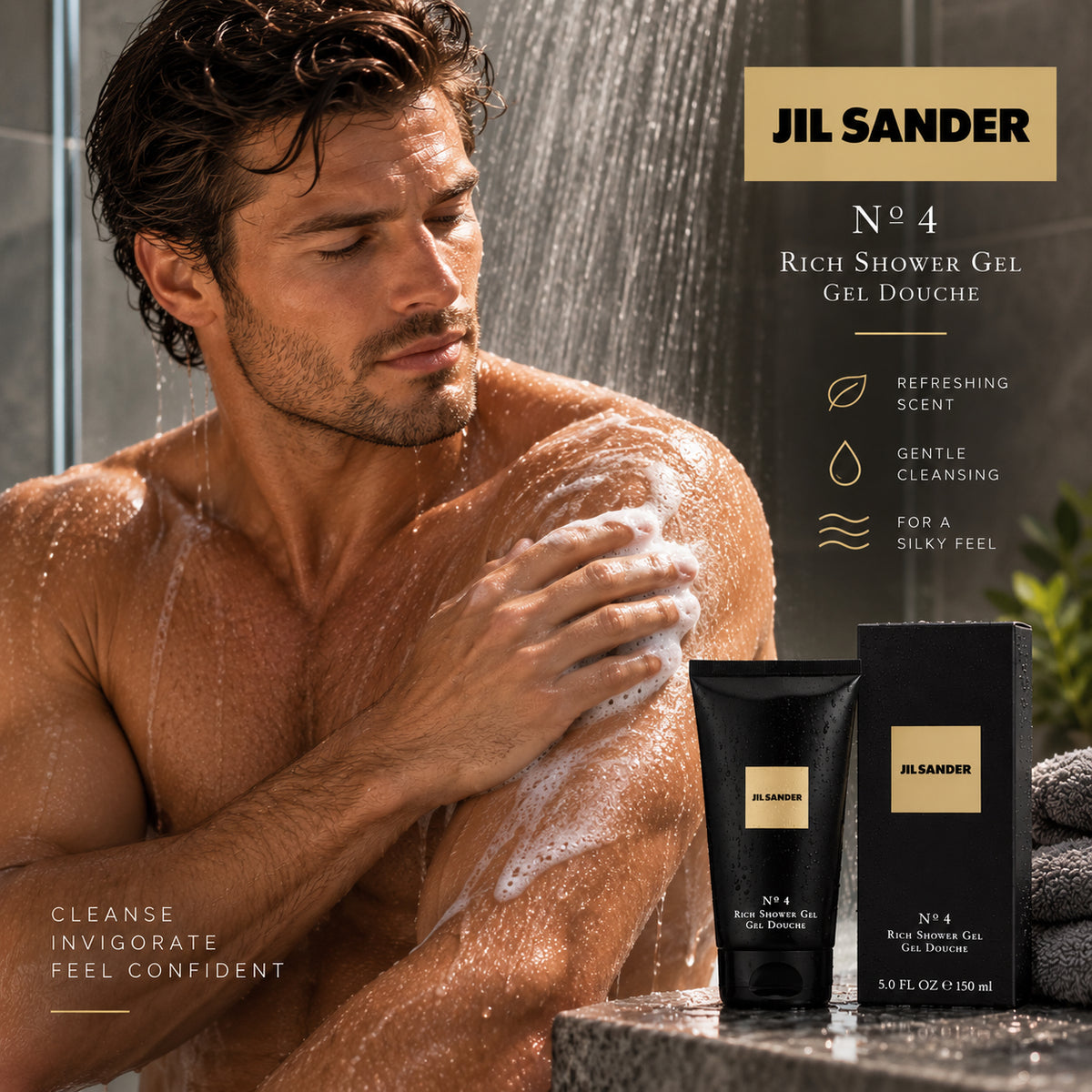 Jil Sander No. 4 Rich Shower Gel – 5.0 fl oz
