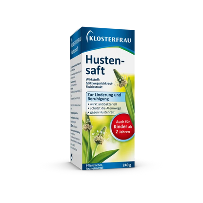 Klosterfrau Cough Syrup with Ribwort Plantain – 6.76 fl oz