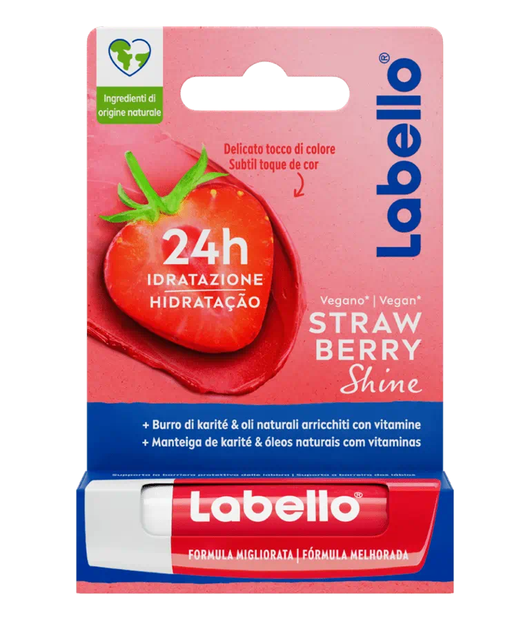 Labello Strawberry Shine Lip Balm 0.17 oz