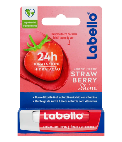 Labello Strawberry Shine Lip Balm 0.17 oz