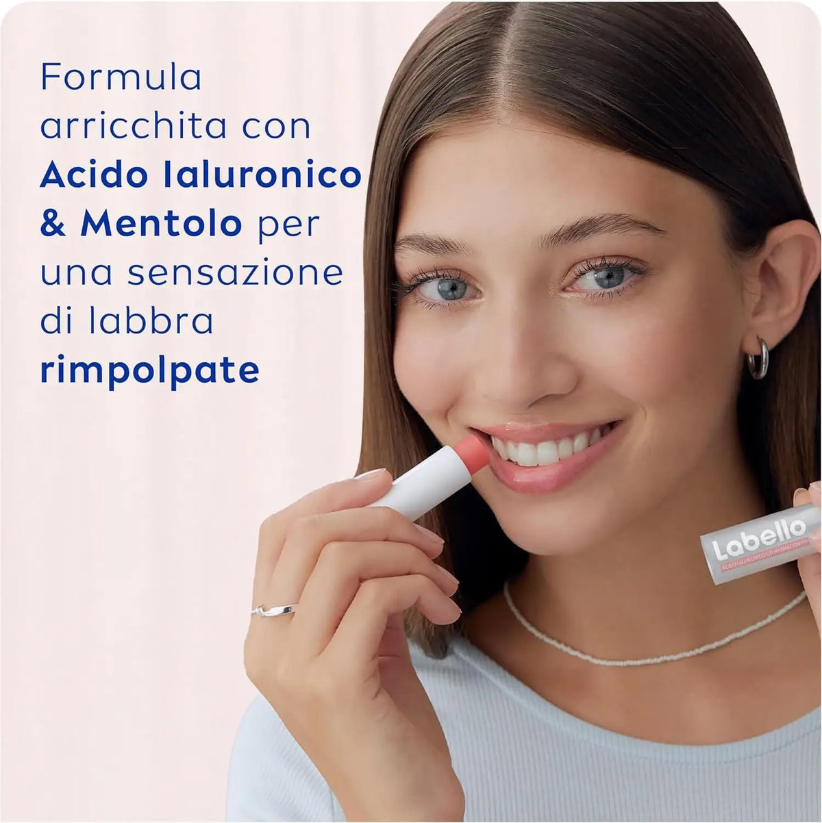 Labello Hyaluronic Lip Hydration Plus Rosé 0.18 oz