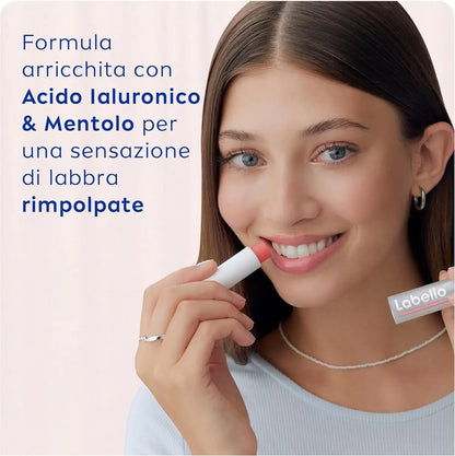 Labello Hyaluronic Lip Hydration Plus Rosé 0.18 oz