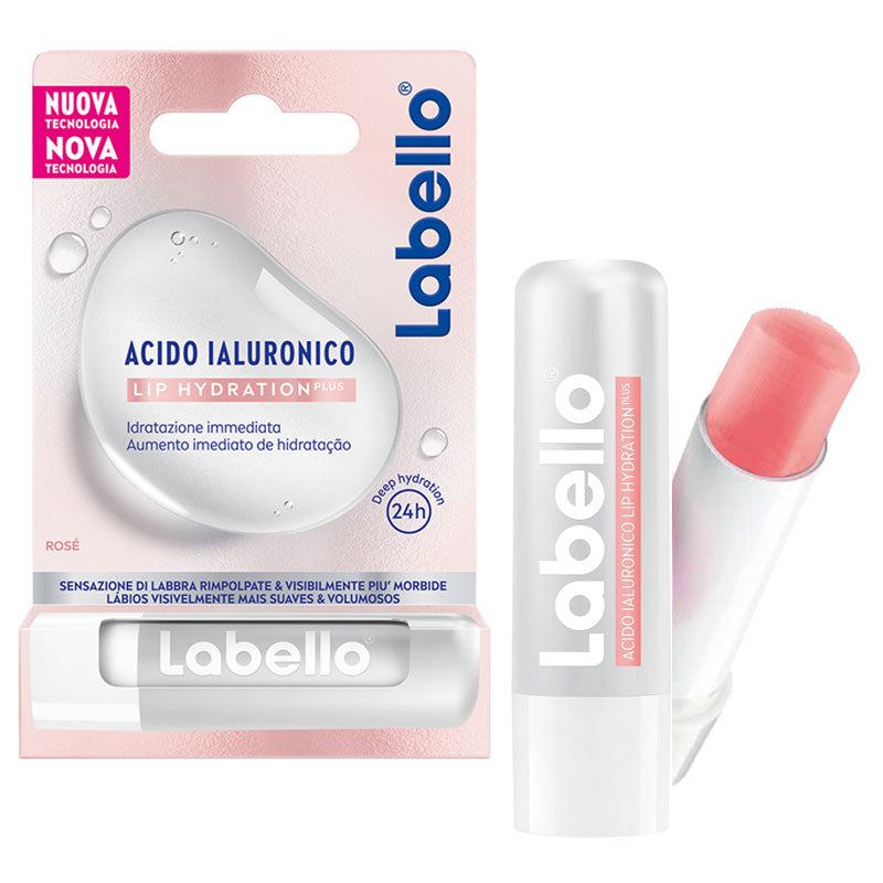 Labello Hyaluronic Lip Hydration Plus Rosé 0.18 oz