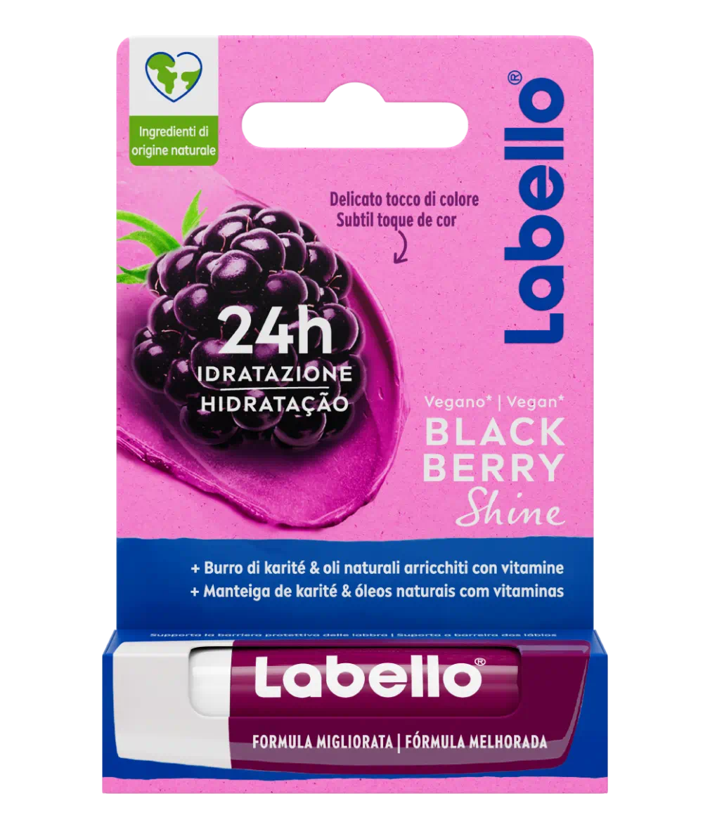 Labello Blackberry Shine Lip Balm 0.17 oz