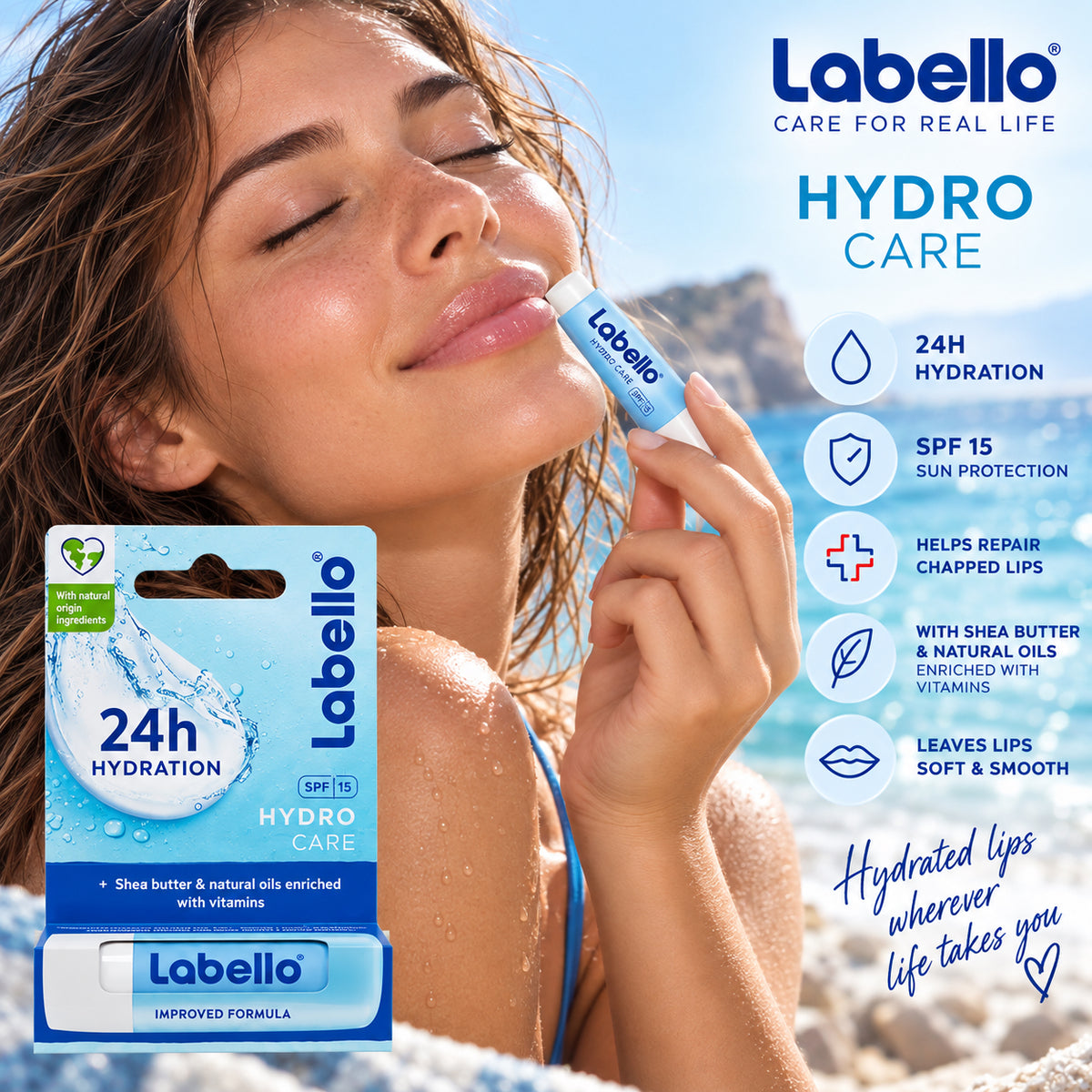 Labello Hydro Care SPF 15 Lip Balm 0.17 oz