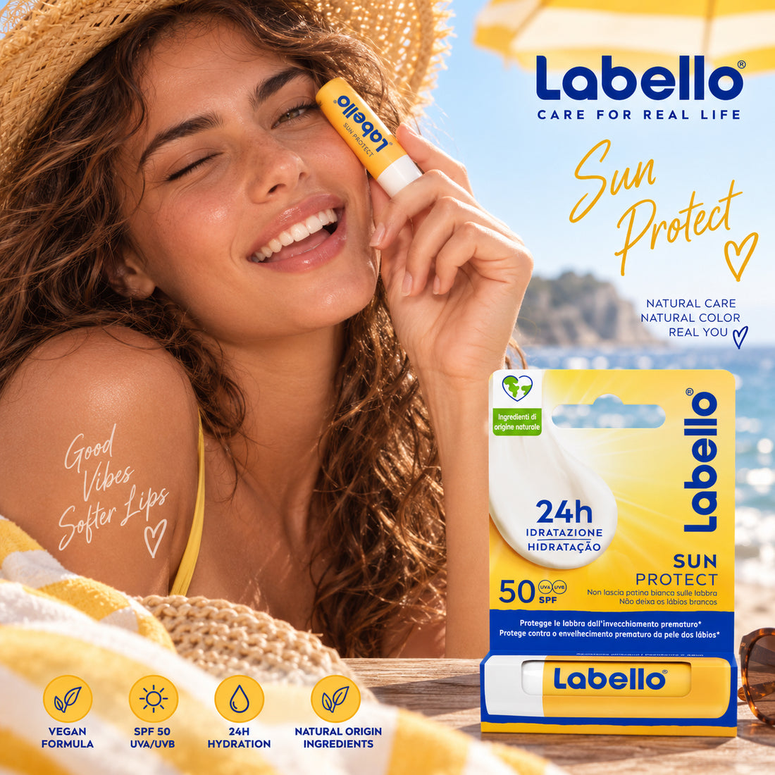 Labello Sun Protect SPF 50 Lip Balm 0.17 oz
