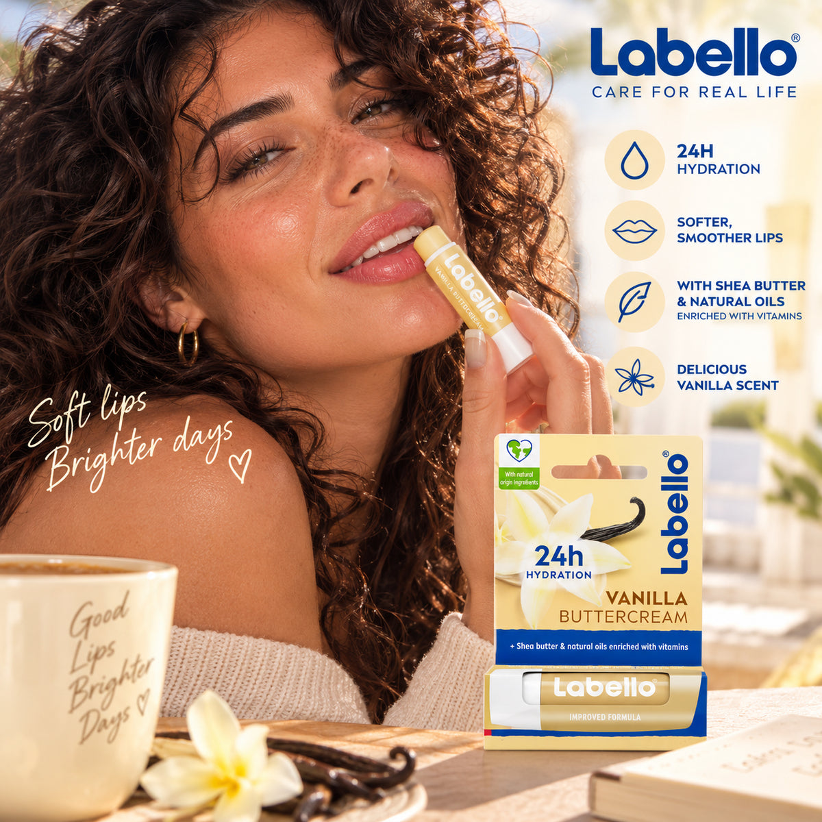 Labello Vanilla Buttercream Lip Balm 0.17 oz