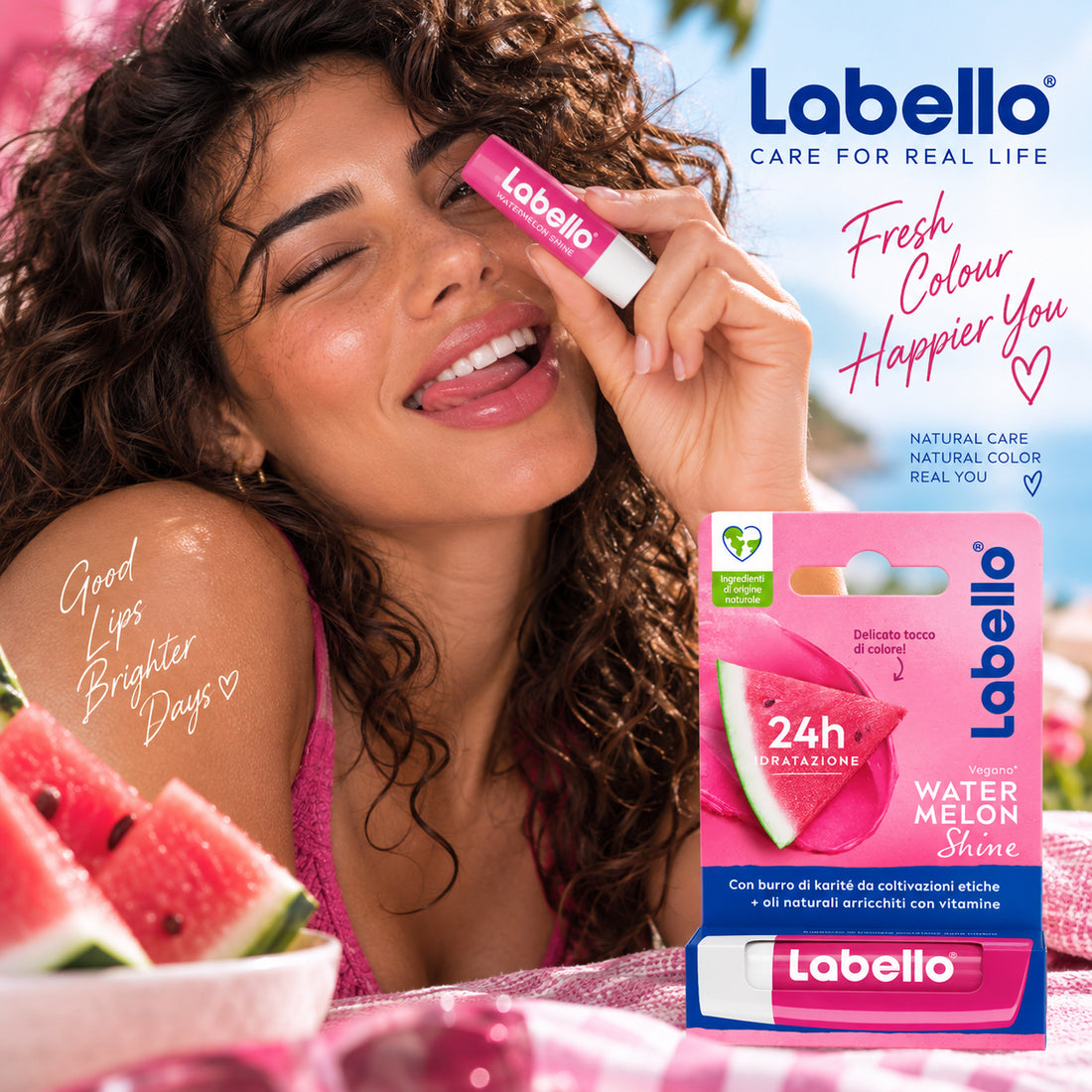 Labello Watermelon Shine Lip Balm 0.17 oz