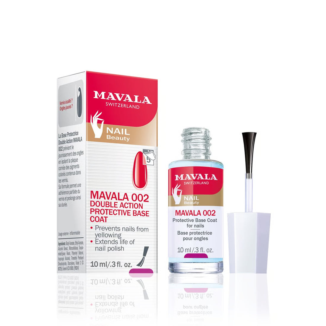 Mavala 002 Double Action Protective Base Coat – 0.34 fl oz
